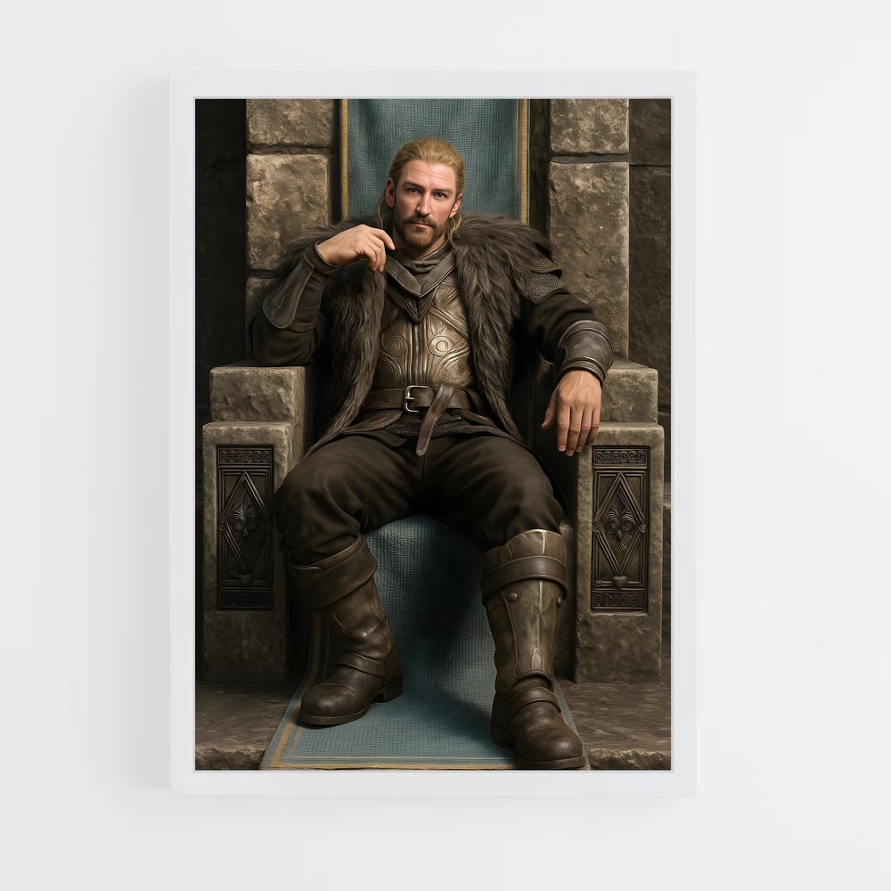Poster Le Roi des Nords – affiche Skyrim (vue 3)